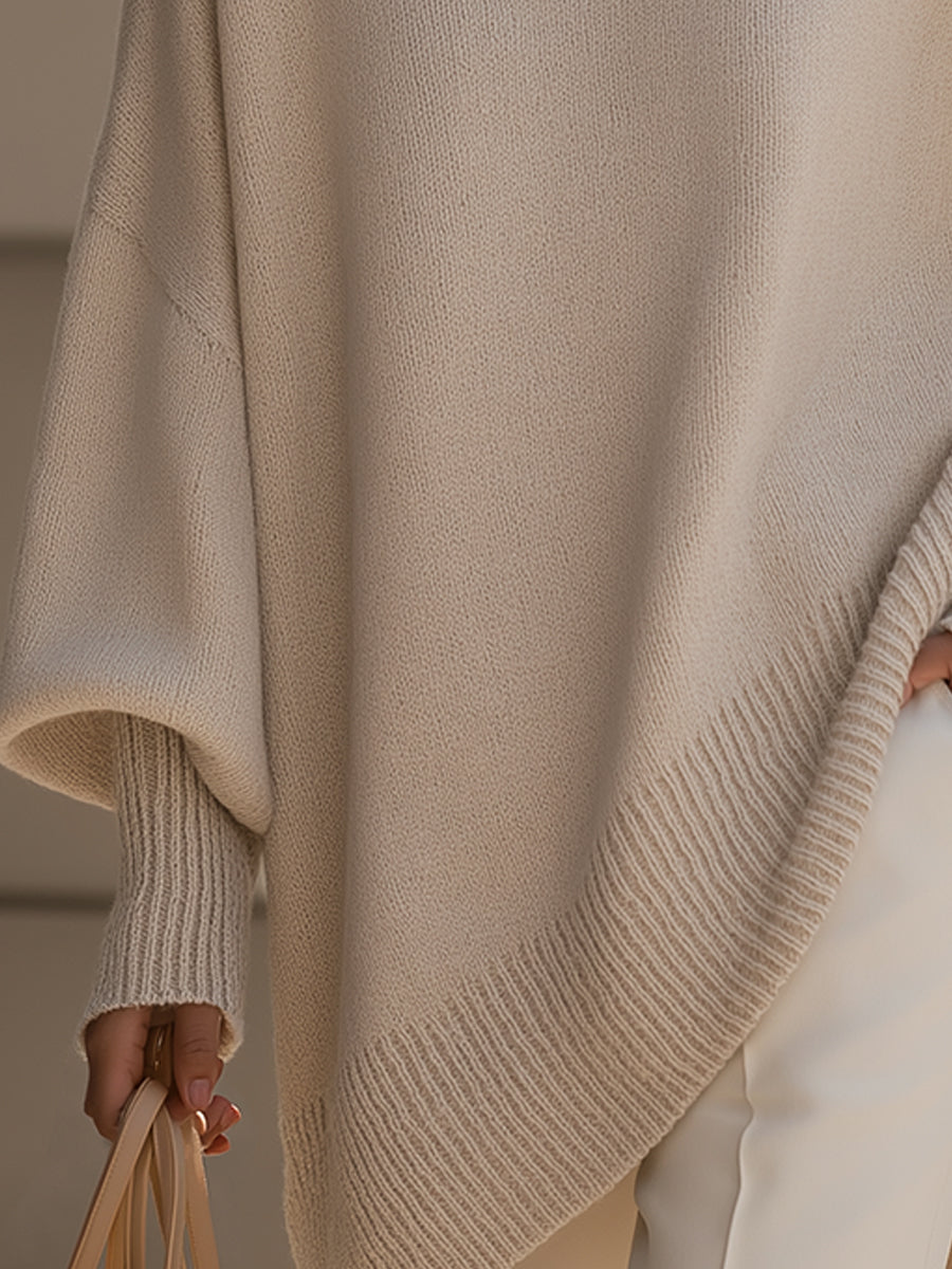Jennifer | Suéter Oversized con Cuello Amplio y Caído