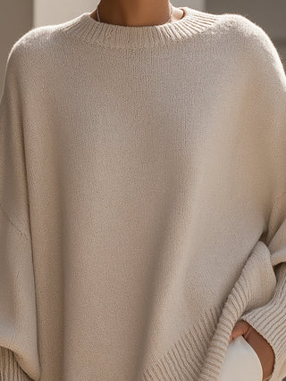 Jennifer | Suéter Oversized con Cuello Amplio y Caído