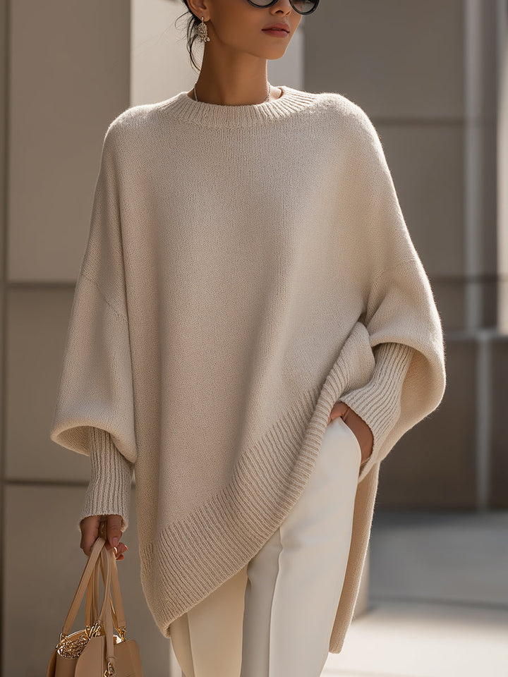 Jennifer | Suéter Oversized con Cuello Amplio y Caído