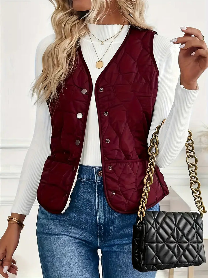 Chaleco Bomber Acolchado