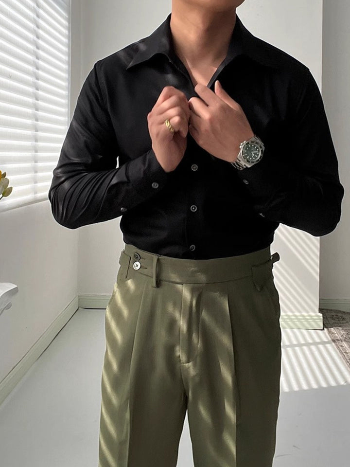 DELACROIX | CAMISA ATLÉTICA ITALIANA PARA HOMBRE EN BAMBU