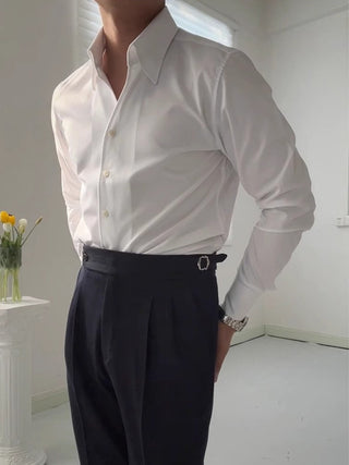 DELACROIX | CAMISA ATLÉTICA ITALIANA PARA HOMBRE EN BAMBU