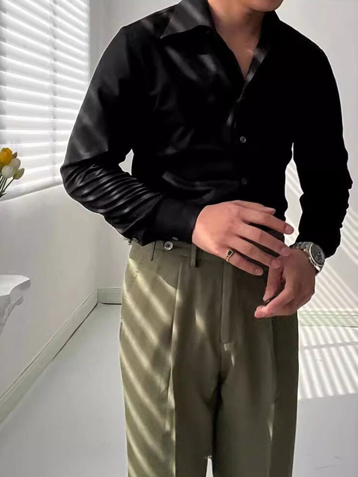 DELACROIX | CAMISA ATLÉTICA ITALIANA PARA HOMBRE EN BAMBU