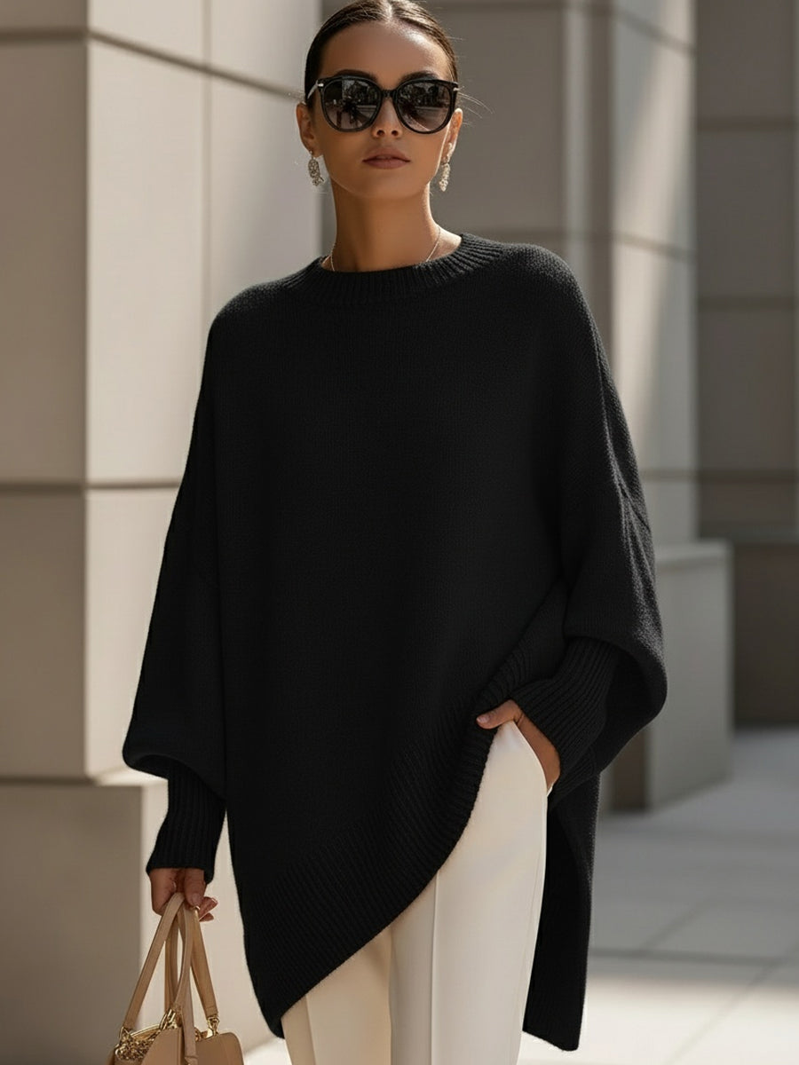 Jennifer | Suéter Oversized con Cuello Amplio y Caído