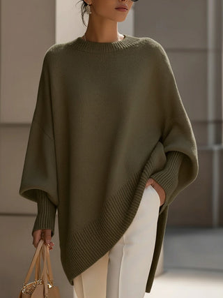 Jennifer | Suéter Oversized con Cuello Amplio y Caído