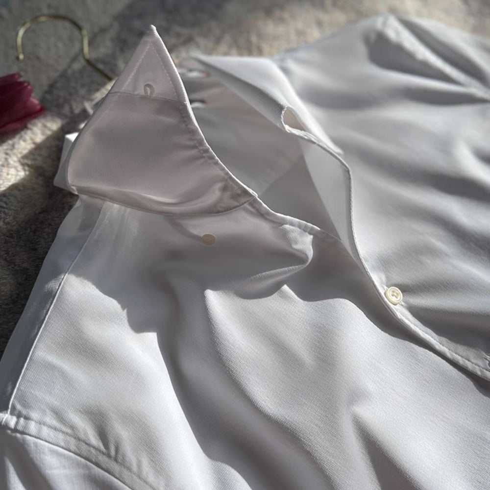 DELACROIX | CAMISA ATLÉTICA ITALIANA PARA HOMBRE EN BAMBU