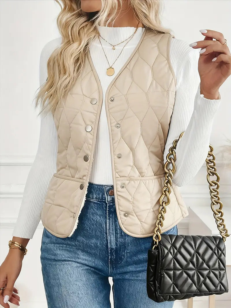 Chaleco Bomber Acolchado