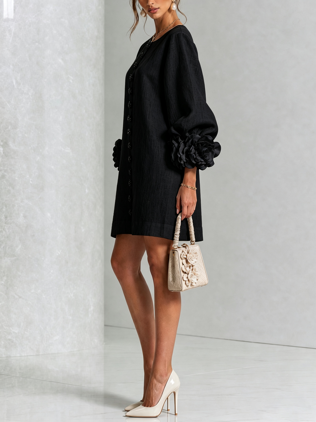 Rosalie | Vestido Mini con Botones