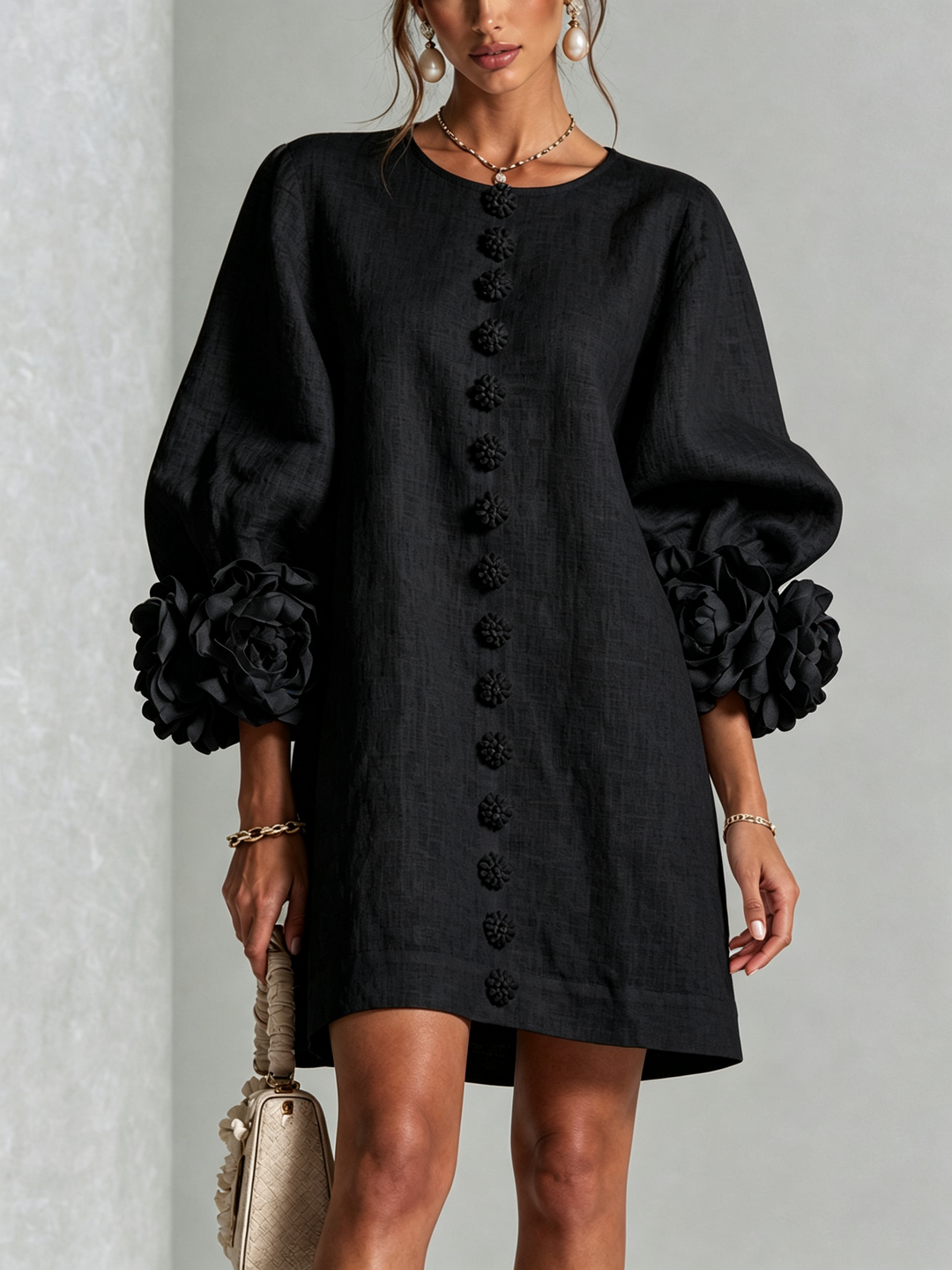 Rosalie | Vestido Mini con Botones
