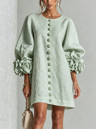 Rosalie | Vestido Mini con Botones