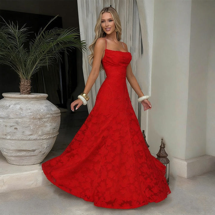 SOFIA | Elegante vestido maxi de encaje