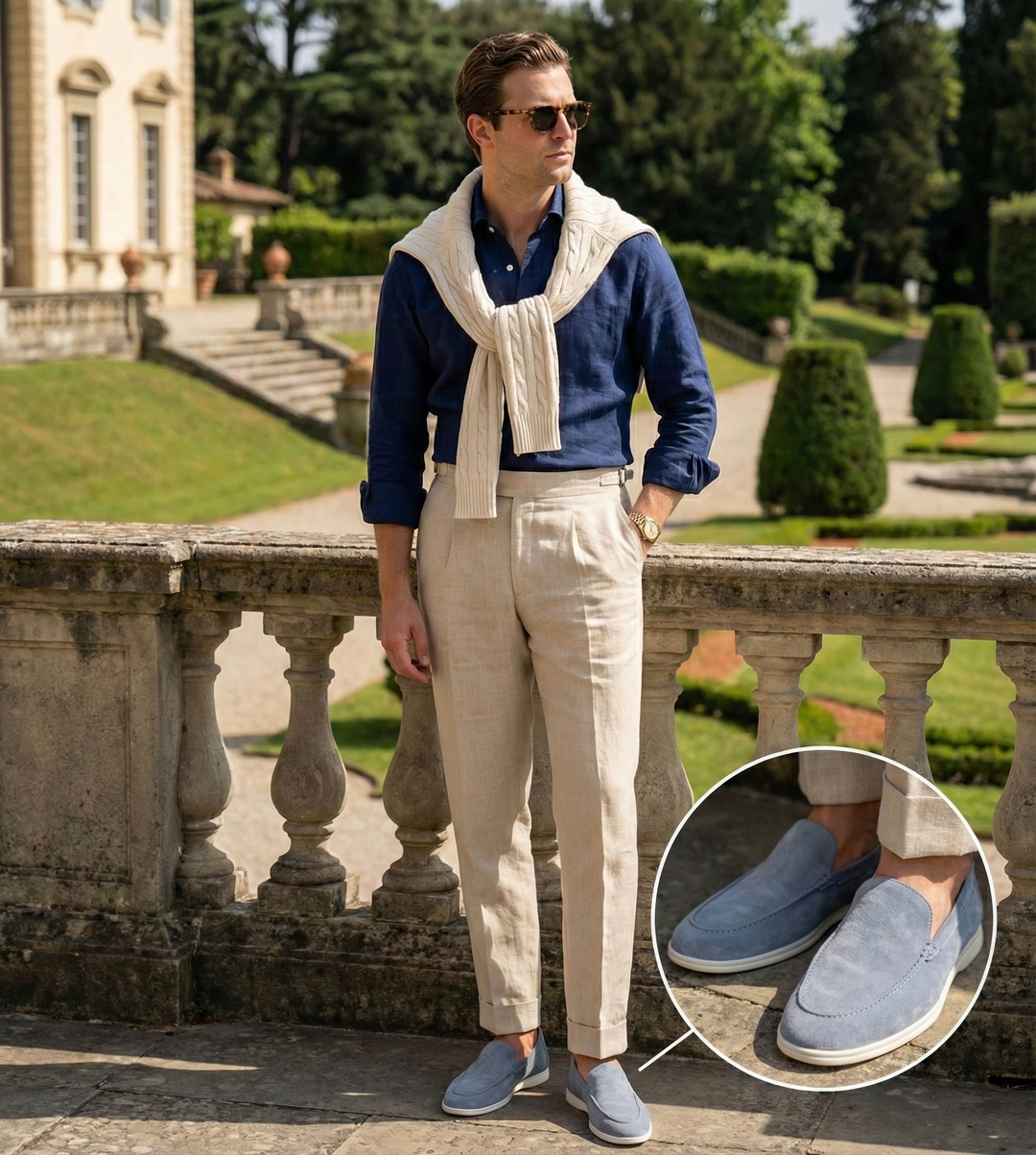 Mocasines de Ante Ethan Comfort