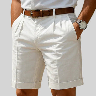 Pantalones Cortos de Bermuda Plisados de Verano
